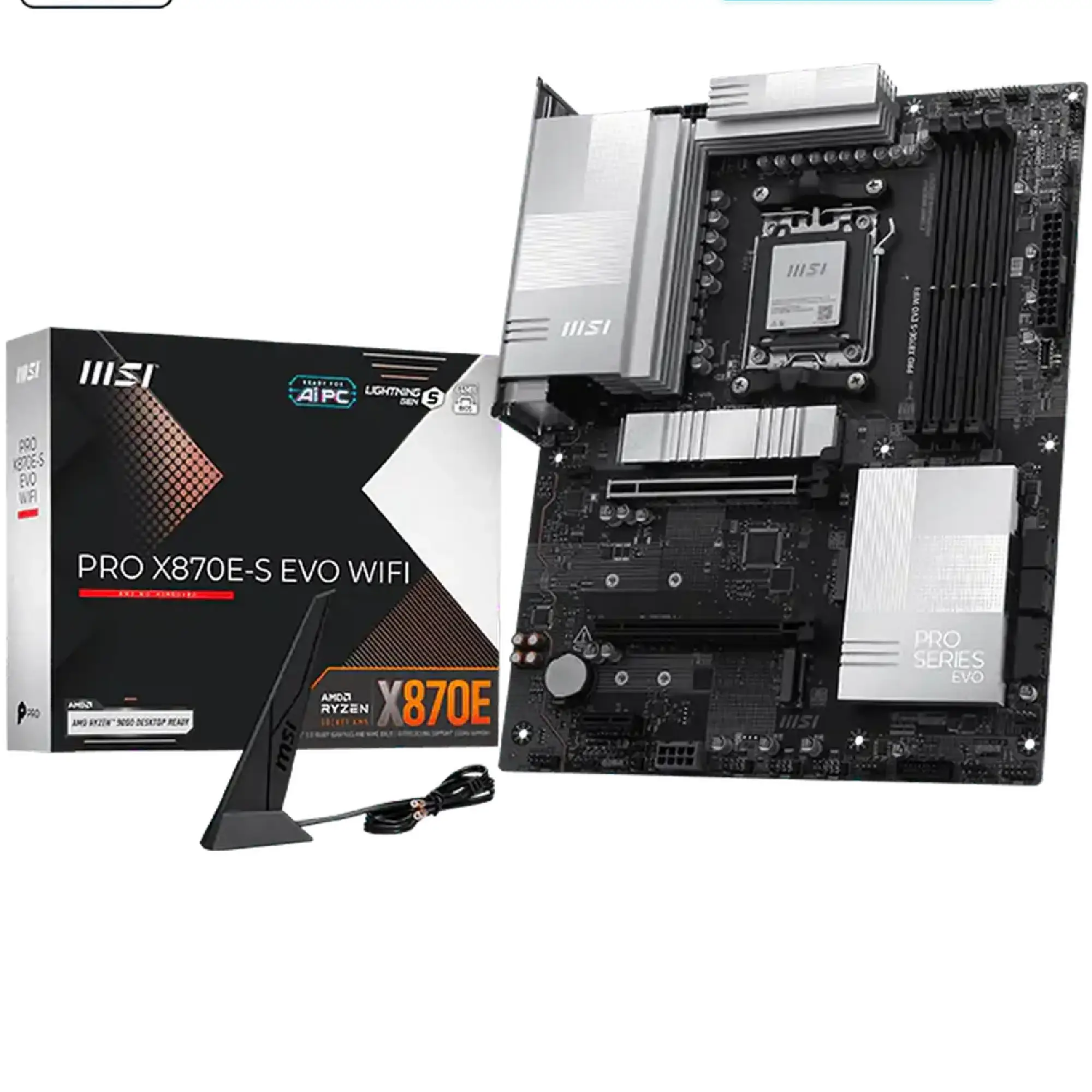 Купить Материнская плата MSI PRO X870E-S EVO WIFI (sAM5, AMD X870E, DDR5, ATX) - фото 1