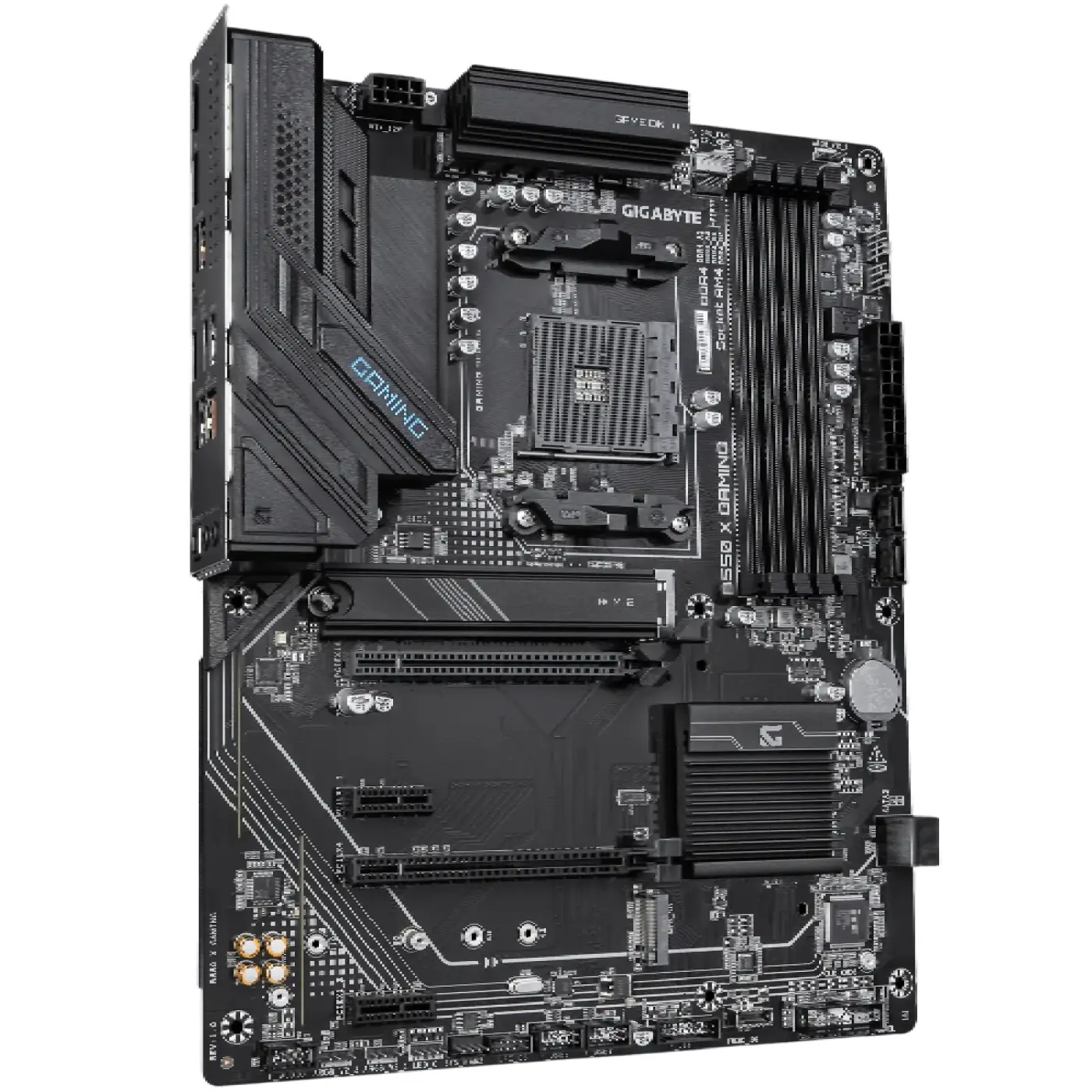 Купити Материнська плата GIGABYTE B550 X GAMING (sAM4, AMD B550, DDR4, ATX) - фото 2
