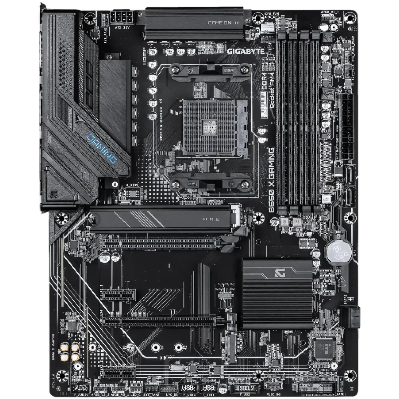 Купити Материнська плата GIGABYTE B550 X GAMING (sAM4, AMD B550, DDR4, ATX) - фото 3