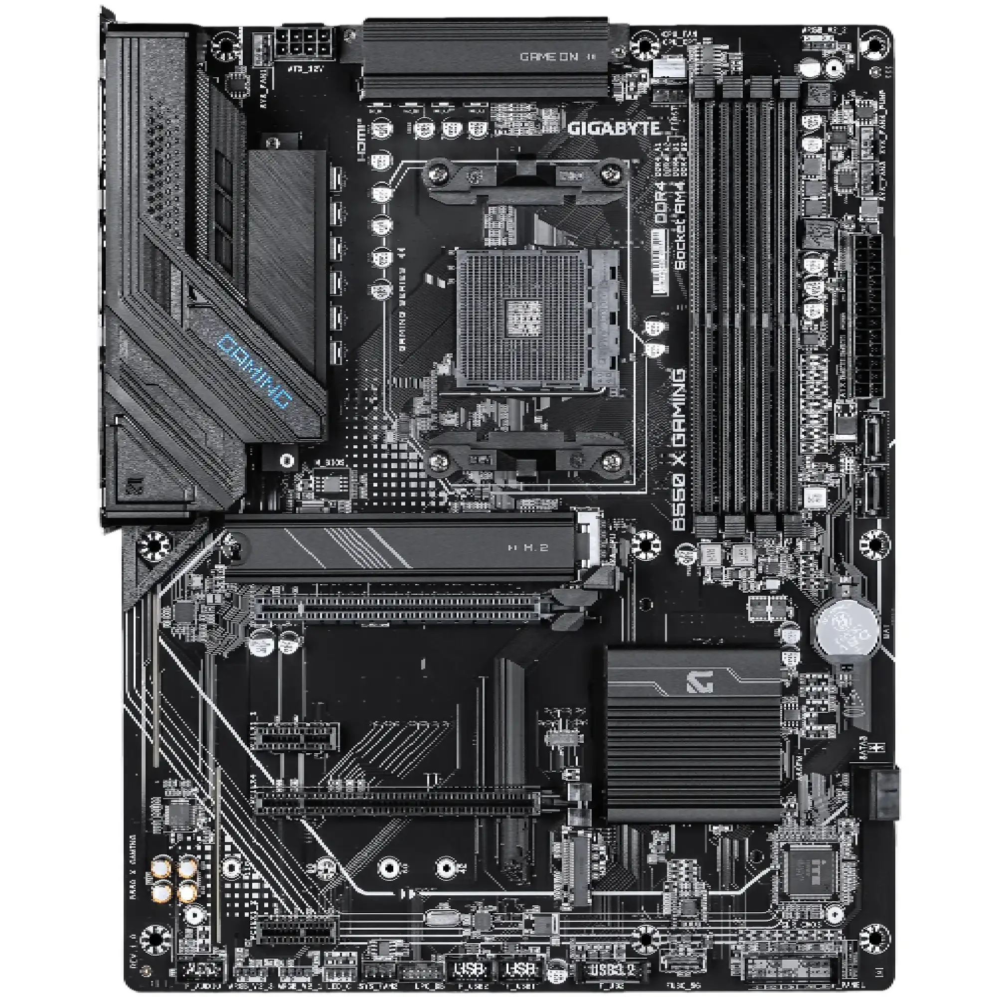 Купити Материнська плата GIGABYTE B550 X GAMING (sAM4, AMD B550, DDR4, ATX) - фото 3