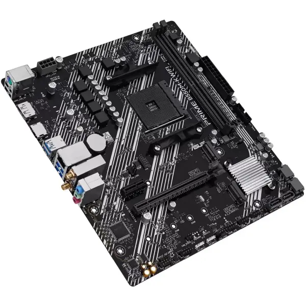 Купити Материнська плата ASUS PRIME B550M-K WIFI (sAM4, AMD B550, DDR4, mATX) - фото 5