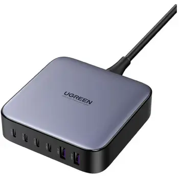 Купить Зарядное устройство Ugreen CD271 6xUSB 200W (4хUSB-C+2xUSB-A) Gan Desktop Fast Charger (40914) - фото 1