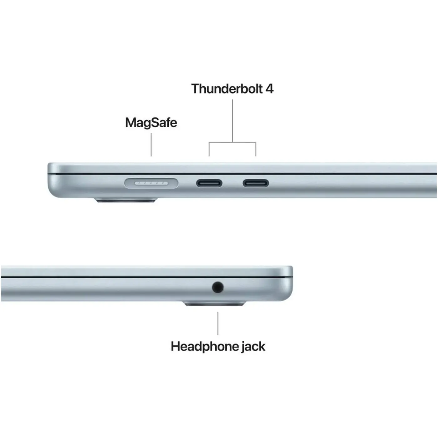 Купить Ноутбук Apple MacBook Air 15 M5 A3448 Sky Blue (MDVU4UA/A) - фото 3