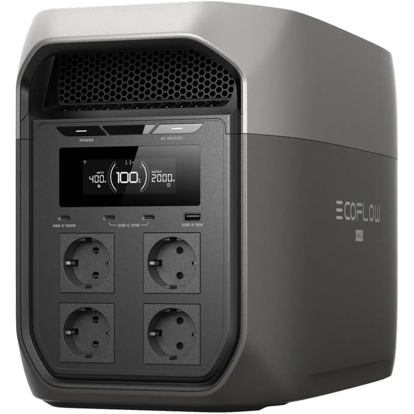Купить Зарядная станция EcoFlow DELTA 3 Max 2400W 2048Wh (EFD3M-G-EU-CBOX) - фото 1
