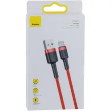 Купити Кабель Baseus Cafule USB - USB-C 2A 2m Red (CATKLF-C09) - фото 3