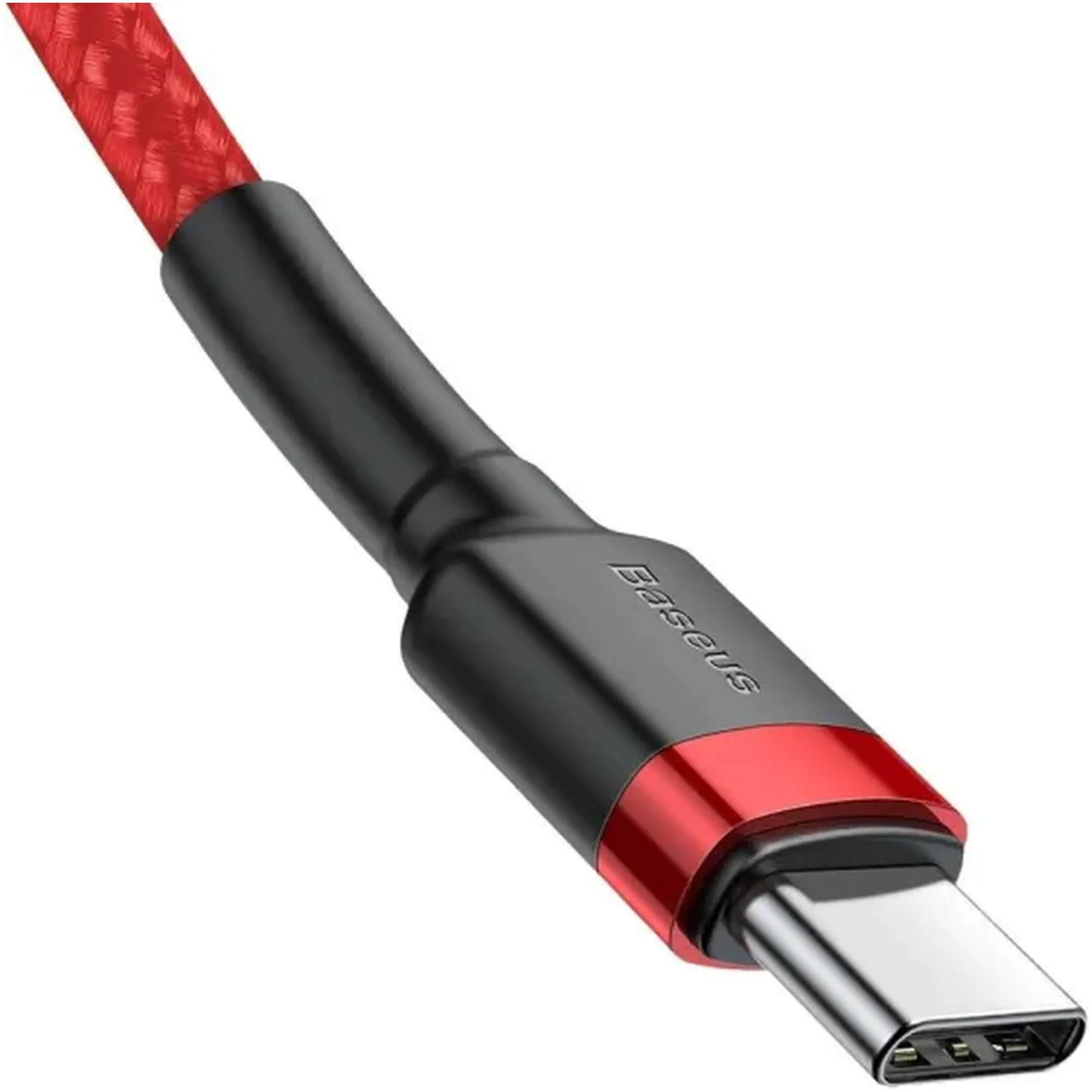 Купити Кабель Baseus Cafule USB-C - USB-C PD2.0 60W 20V 3A 1m Red (CATKLF-G09) - фото 3