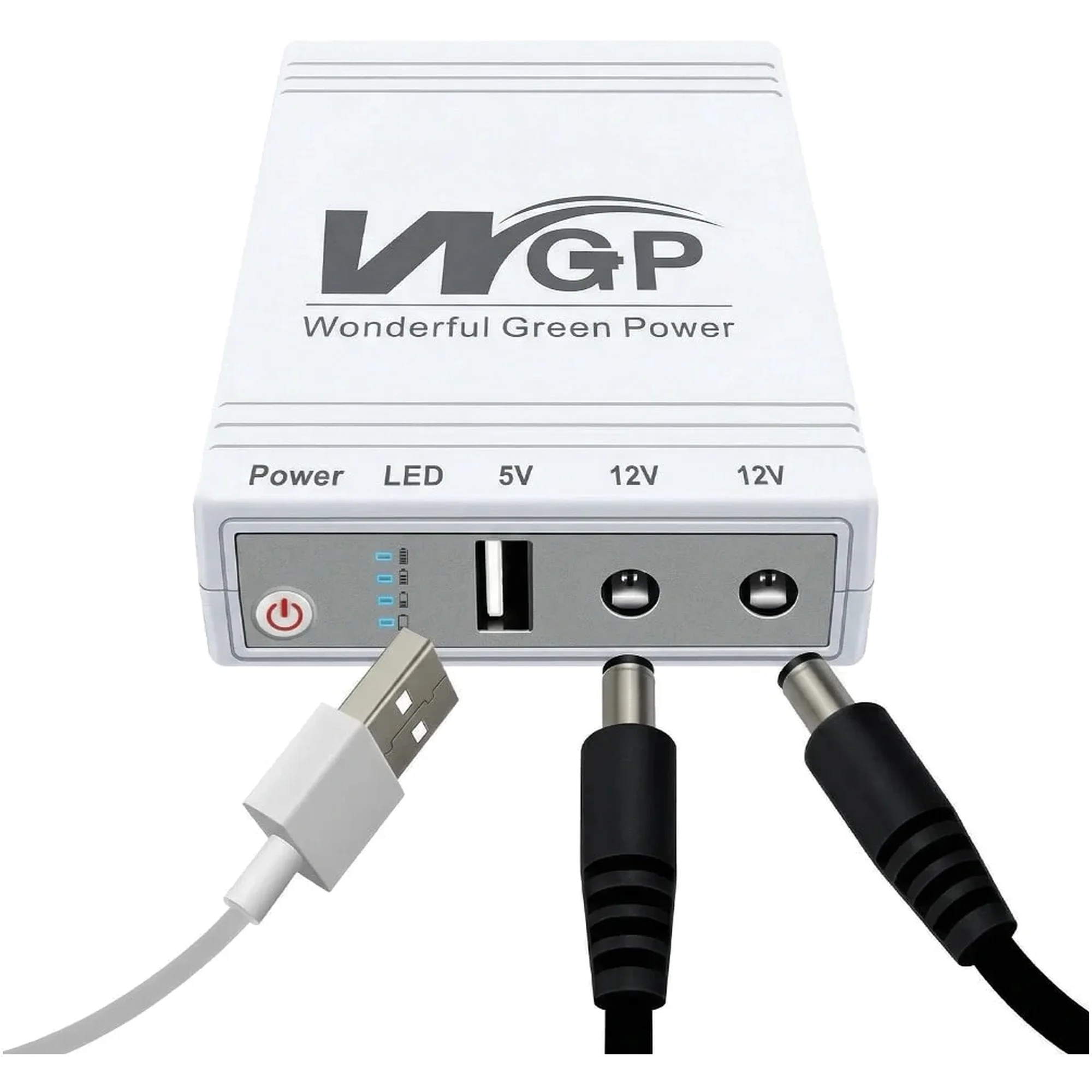Купити ДБЖ Mini UPS WGP UPS103C 20000mAh 5V/12V/12V, Li-ion 4*4Ah - фото 4