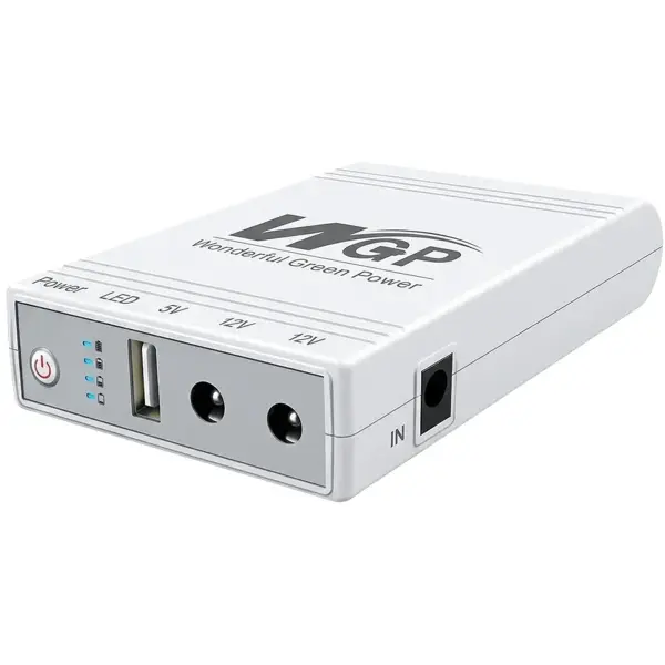 Купити ДБЖ Mini UPS WGP UPS103C 20000mAh 5V/12V/12V, Li-ion 4*4Ah - фото 2
