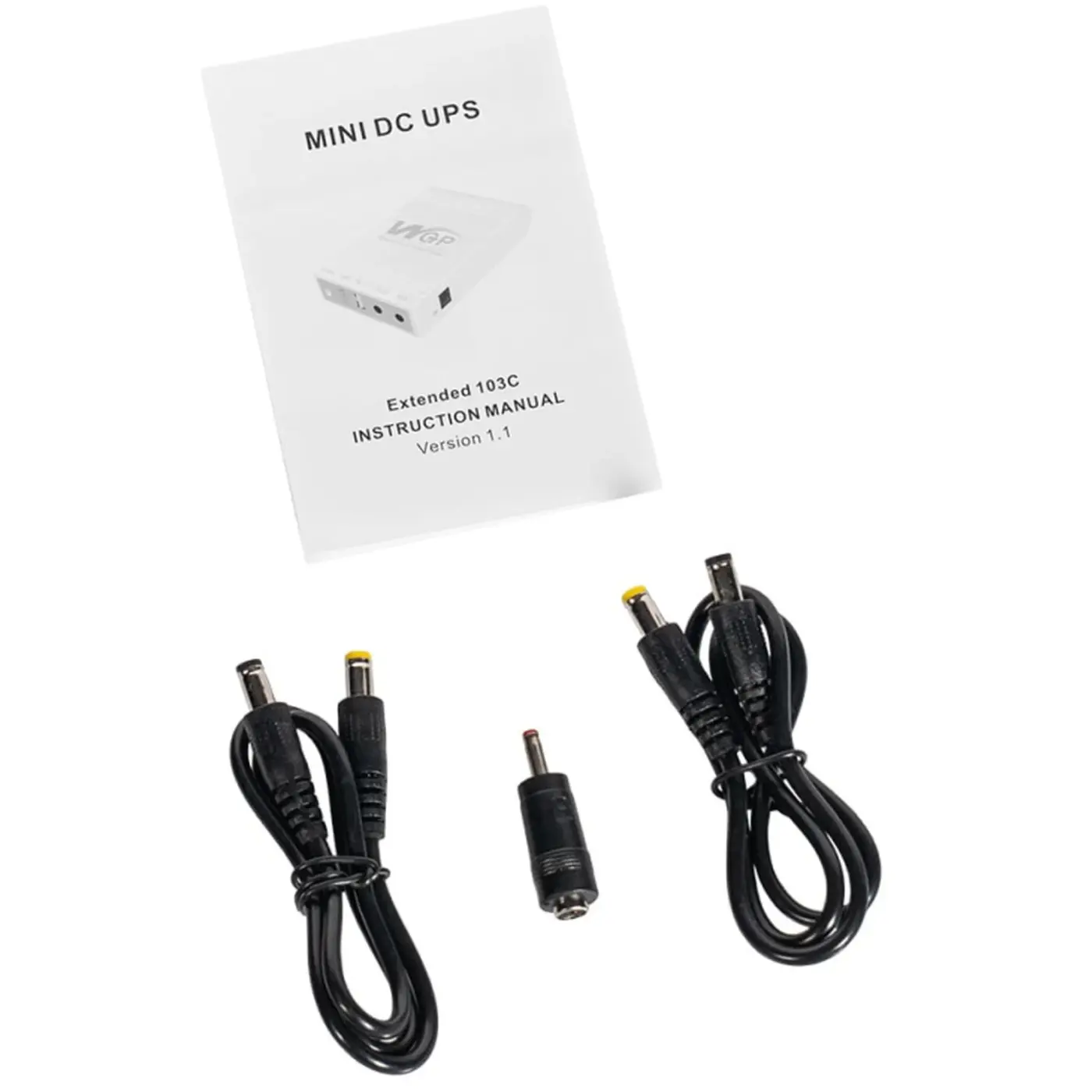 Купити ДБЖ Mini UPS WGP UPS1032 10400mAh 5V/9V/12V, Li-ion 4*2.6Ah - фото 8