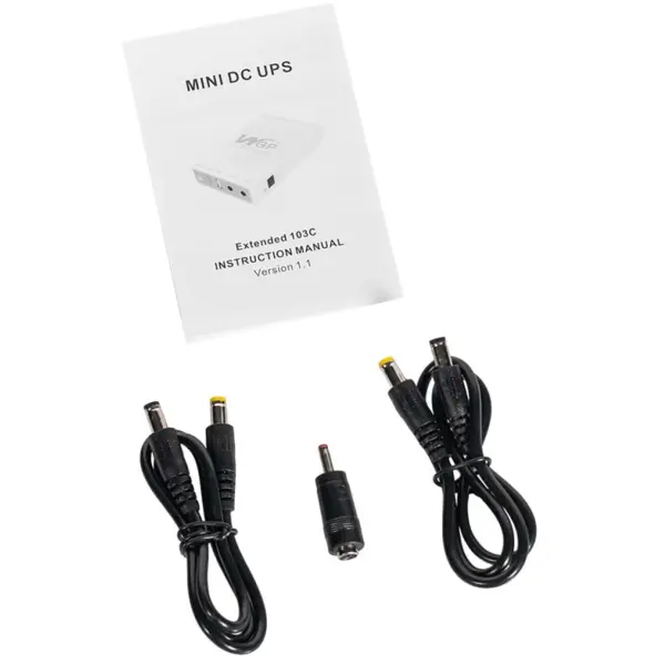 Купити ДБЖ Mini UPS WGP UPS1032 10400mAh 5V/9V/12V, Li-ion 4*2.6Ah - фото 8