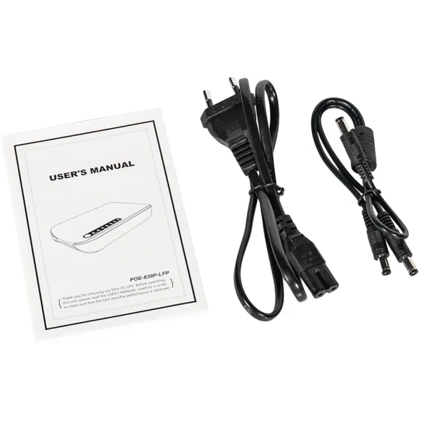 Купити ДБЖ Mini UPS SKE POE-830P-LFP 20000mAh 5V/9V/12V/24V/PoE, LiFePO4 4*5Ah - фото 7