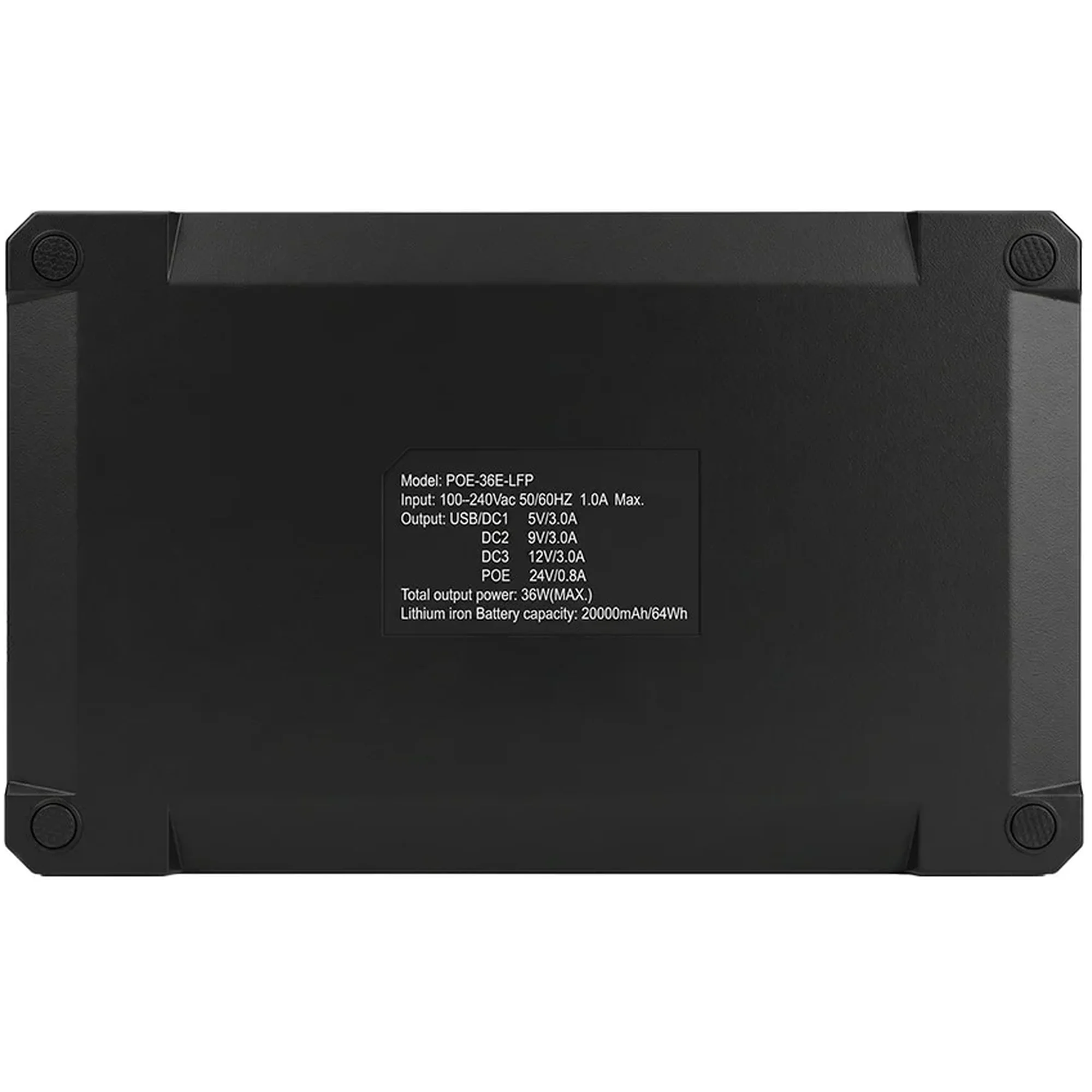 Купити ДБЖ Mini UPS SKE POE-36E-LFP 24V 20000mAh 5V/9V/12V/24V/PoE, LiFePO4 4*5Ah - фото 9