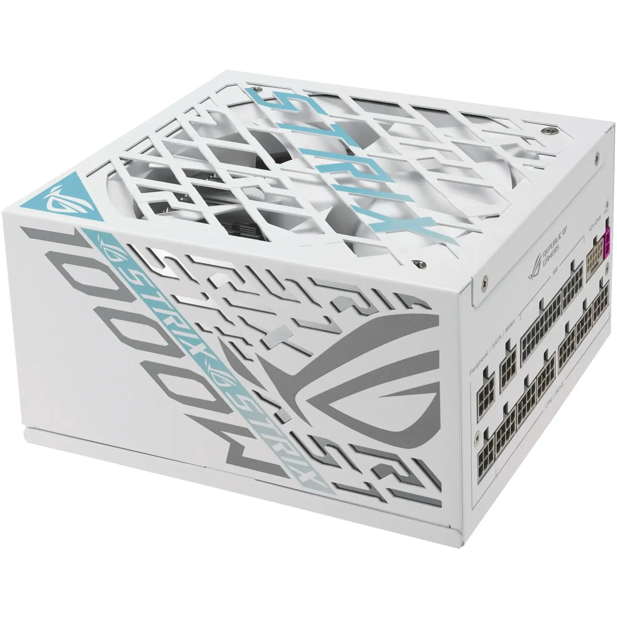 Купить Блок питания ASUS ROG Strix 1000W Platinum (ROG Equalizer) White Edition (90YE00W9-B0NA00) - фото 1
