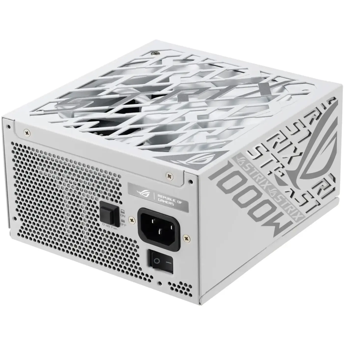 Купить Блок питания ASUS ROG Strix 1000W Platinum (ROG Equalizer) White Edition (90YE00W9-B0NA00) - фото 2