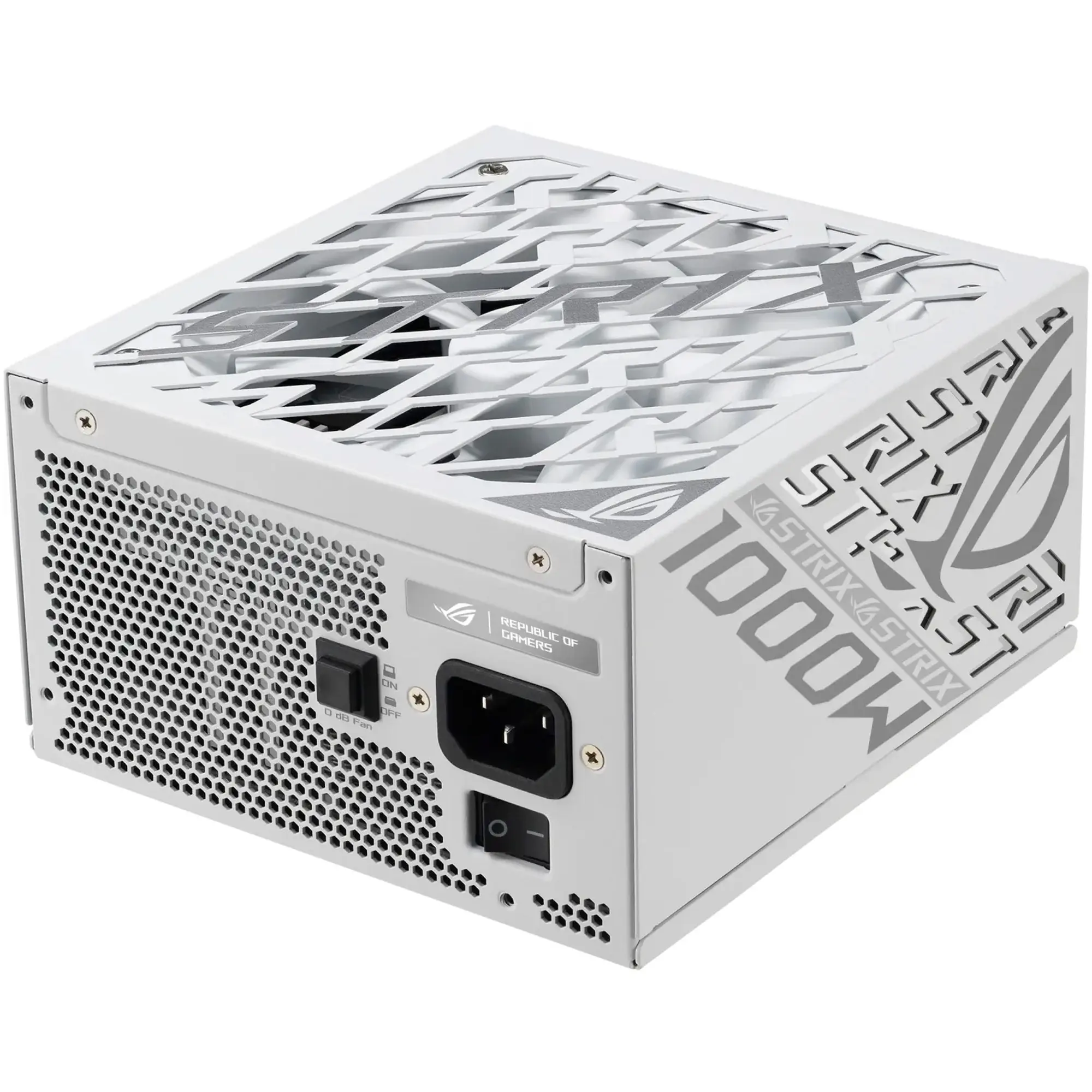 Купить Блок питания ASUS ROG Strix 1000W Platinum (ROG Equalizer) White Edition (90YE00W9-B0NA00) - фото 2
