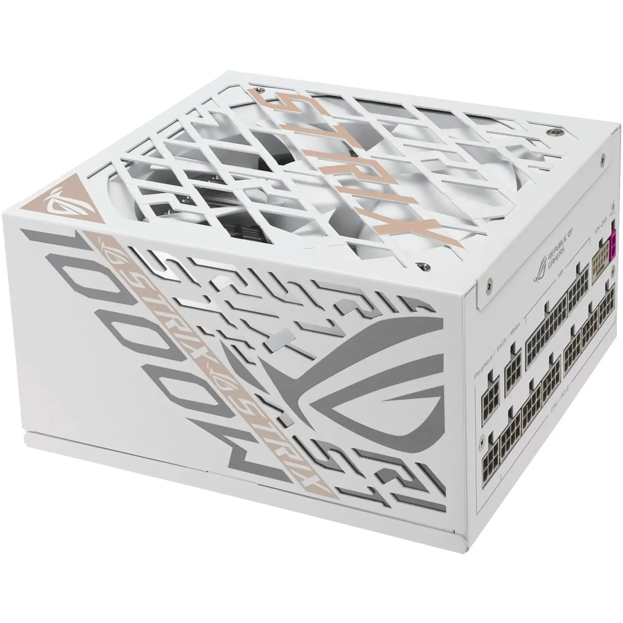 Купить Блок питания ASUS ROG Strix 1000W Platinum (ROG Equalizer) White Edition (90YE00W9-B0NA00) - фото 6