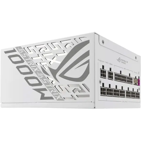 Купить Блок питания ASUS ROG Strix 1000W Platinum (ROG Equalizer) White Edition (90YE00W9-B0NA00) - фото 7