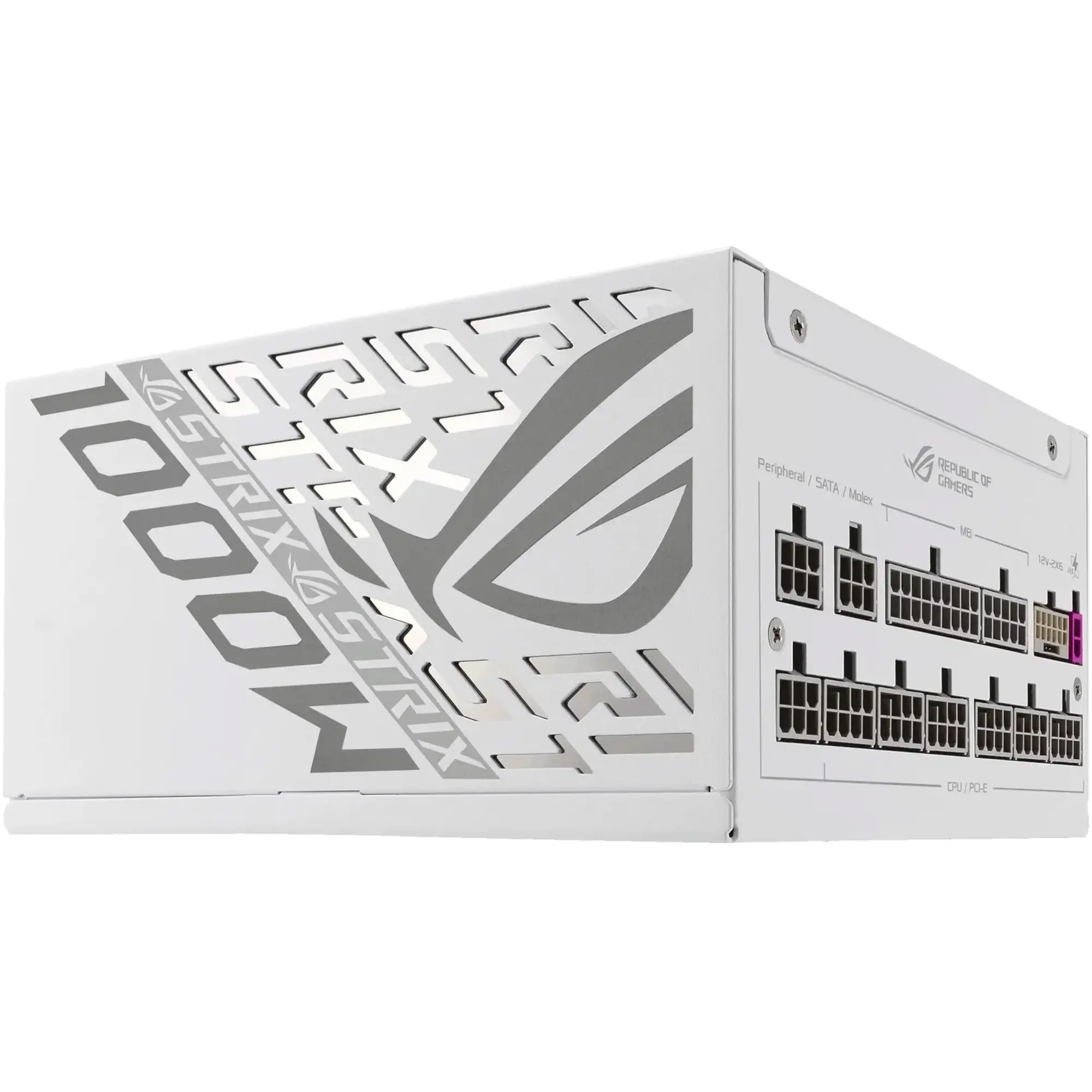 Купить Блок питания ASUS ROG Strix 1000W Platinum (ROG Equalizer) White Edition (90YE00W9-B0NA00) - фото 7