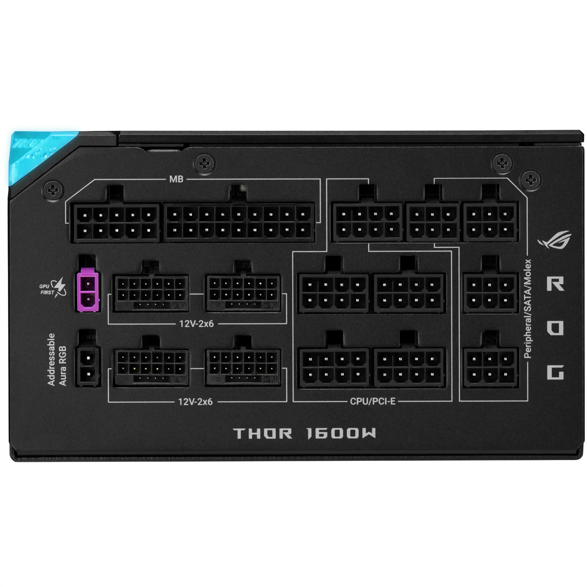Купить Блок питания Asus ROG Thor 1600W Titanium III EVO (90YE00VB-B0NA00) - фото 5