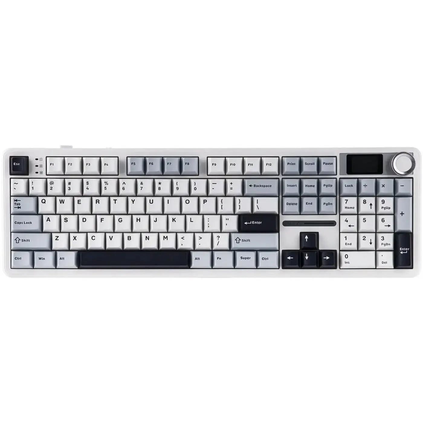 Купити Клавиатура Aula F108 Pro Reaper Switch USB/Bluetooth/2.4G White (6978080501318) - фото 2