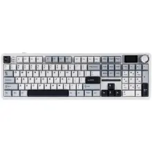 Купити Клавиатура Aula F108 Pro Reaper Switch USB/Bluetooth/2.4G White (6978080501318) - фото 2