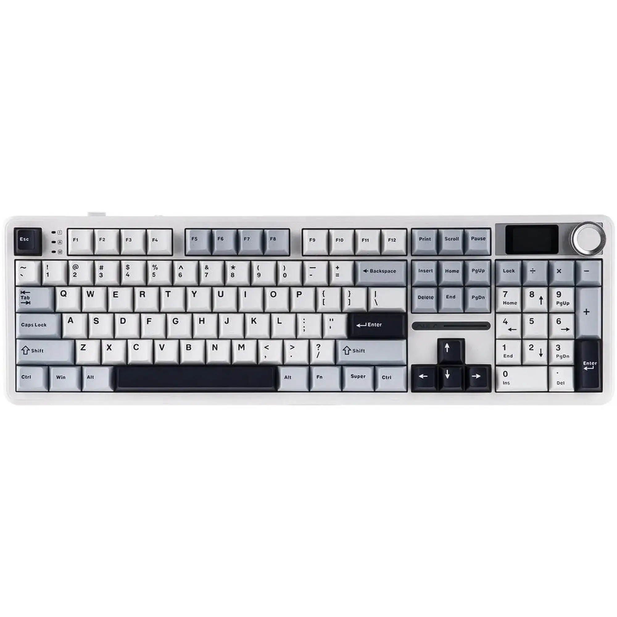 Купити Клавиатура Aula F108 Pro Reaper Switch USB/Bluetooth/2.4G White (6978080501318) - фото 2