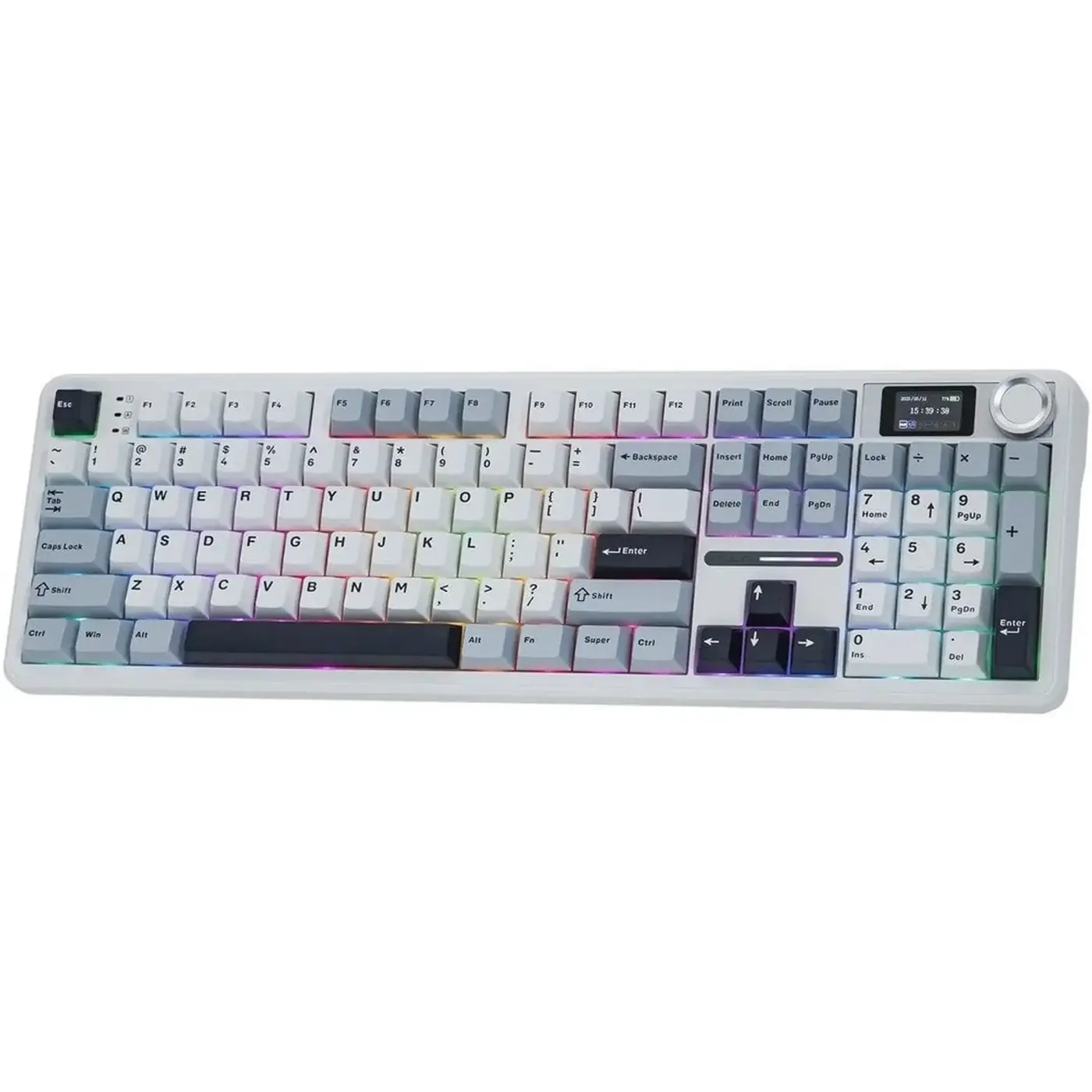 Купити Клавиатура Aula F108 Pro Reaper Switch USB/Bluetooth/2.4G White (6978080501318) - фото 3