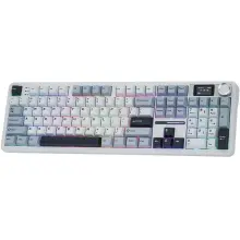 Купити Клавиатура Aula F108 Pro Reaper Switch USB/Bluetooth/2.4G White (6978080501318) - фото 3