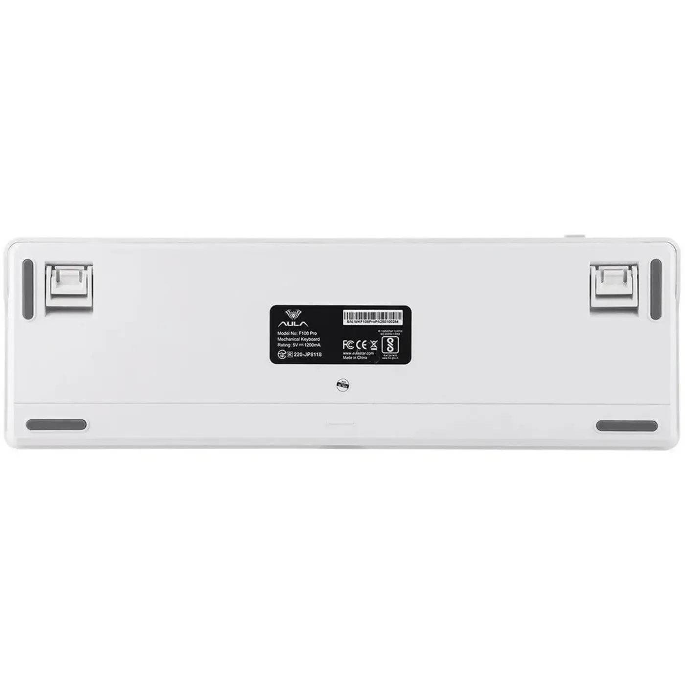 Купити Клавиатура Aula F108 Pro Reaper Switch USB/Bluetooth/2.4G White (6978080501318) - фото 10