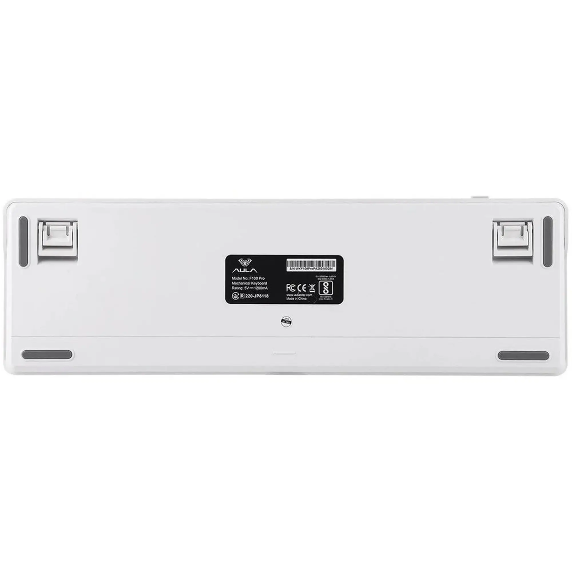 Купити Клавиатура Aula F108 Pro Reaper Switch USB/Bluetooth/2.4G White (6978080501318) - фото 10
