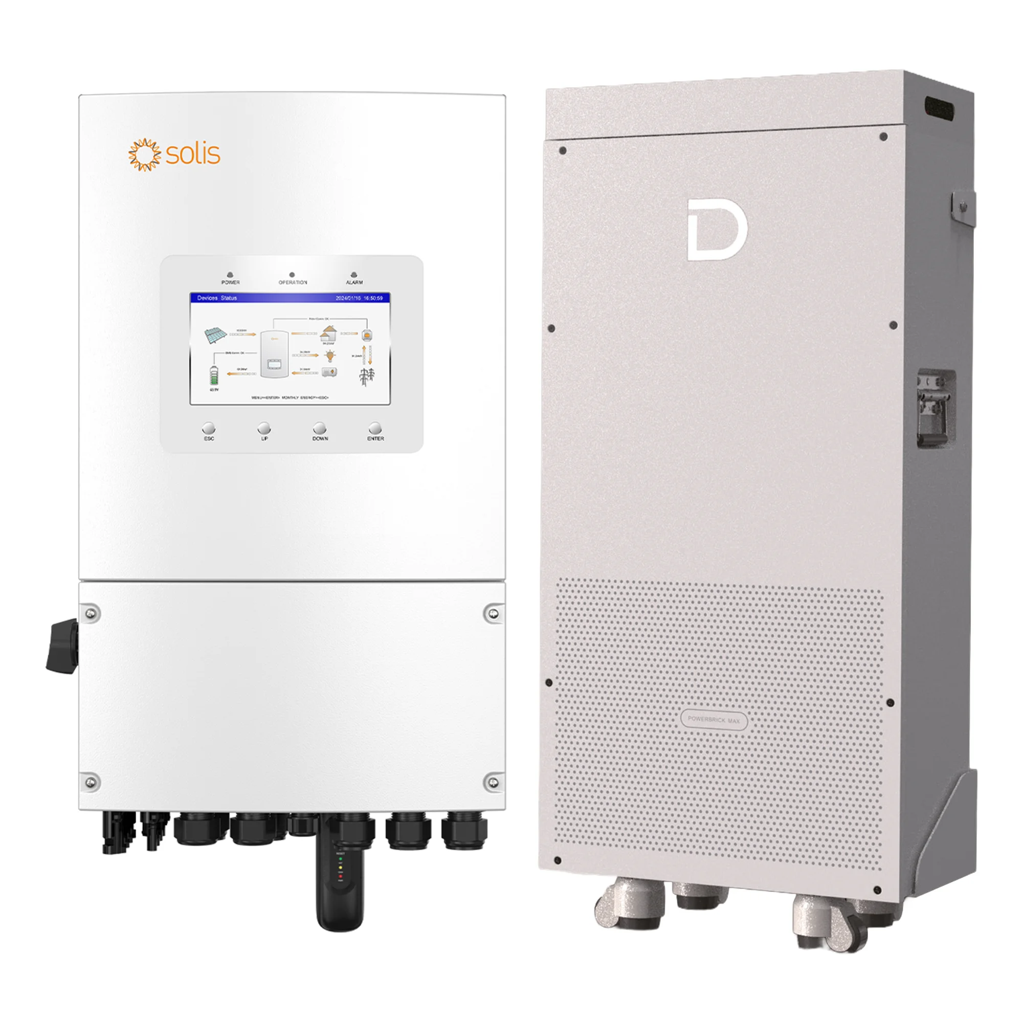 Solis і Dyness PowerBrick Max, комплект накопичення енергії