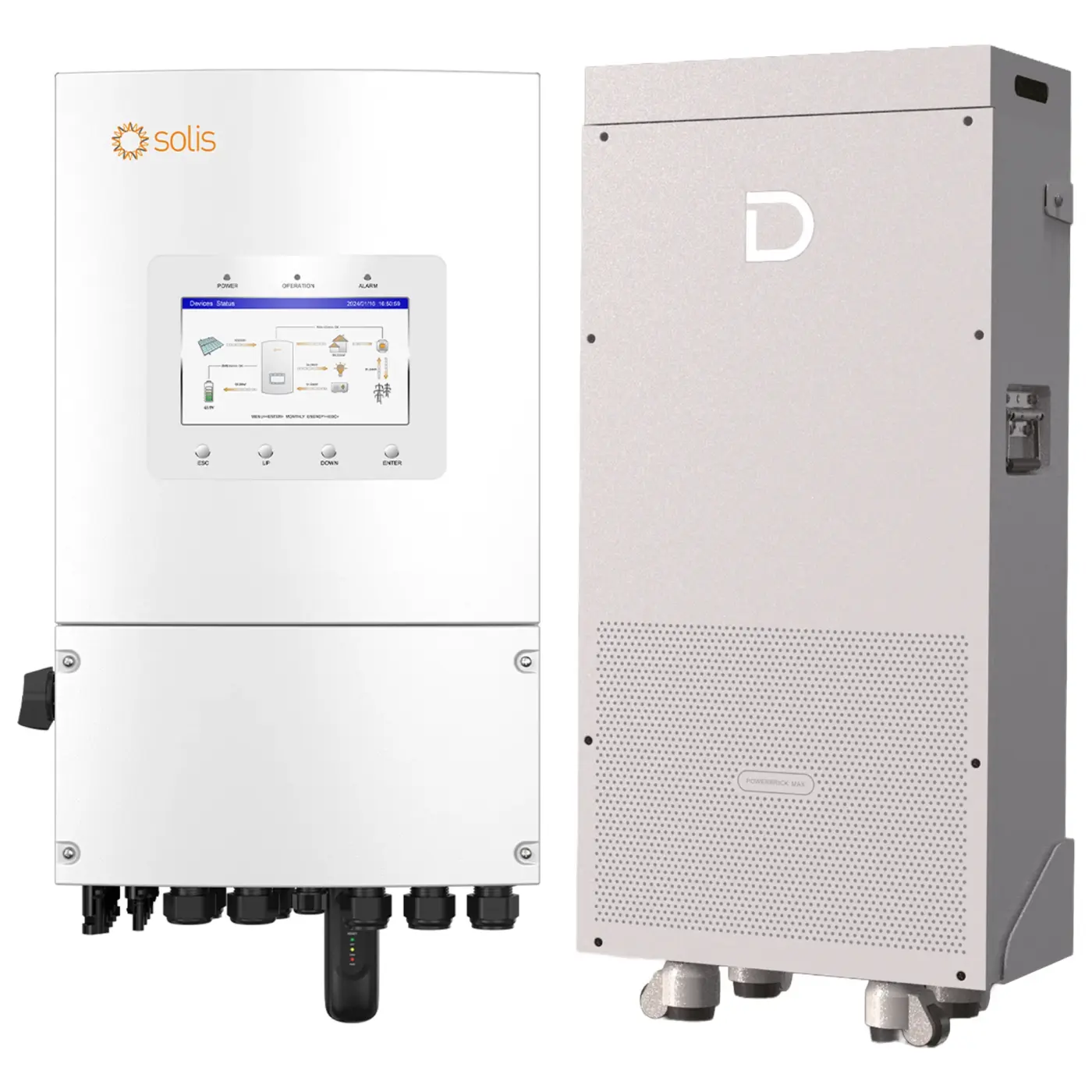 Купити Система зберігання енергії Solis SV-1SL8K1-LDY16K1-1 8kW 16.1kWh 1BAT LiFePO4 ≥8000 циклів - фото 1