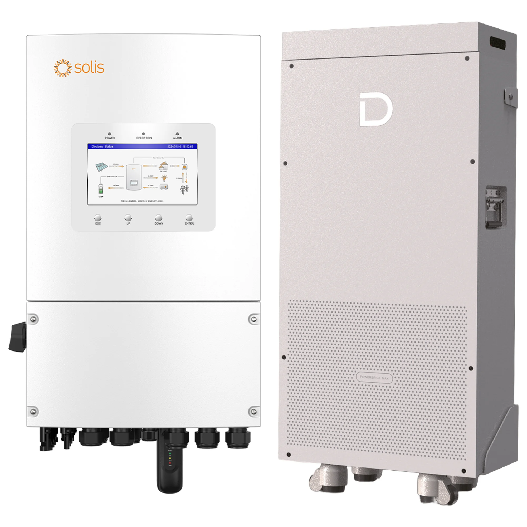 Solis і Dyness PowerBrick Max, комплект накопичення енергії