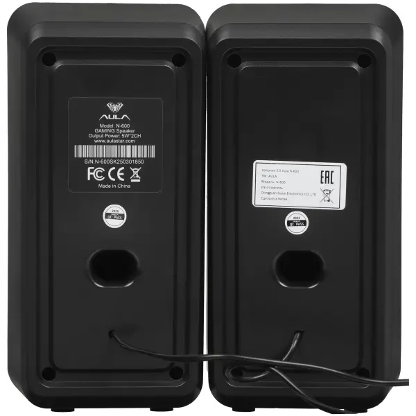 Купить Акустическая система Aula N-600 Desktop Speaker Black (6978080505019) - фото 6