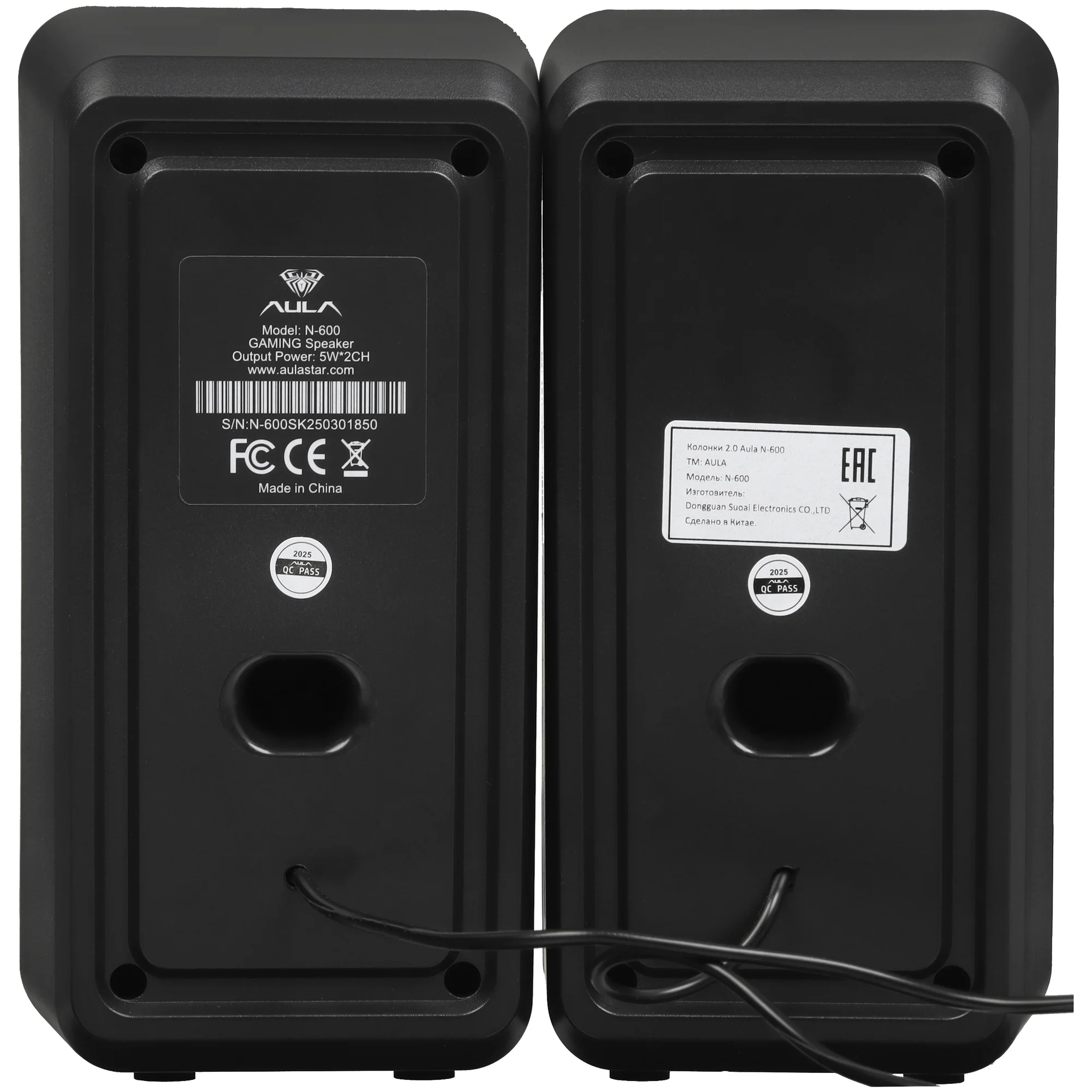 Купить Акустическая система Aula N-600 Desktop Speaker Black (6978080505019) - фото 6