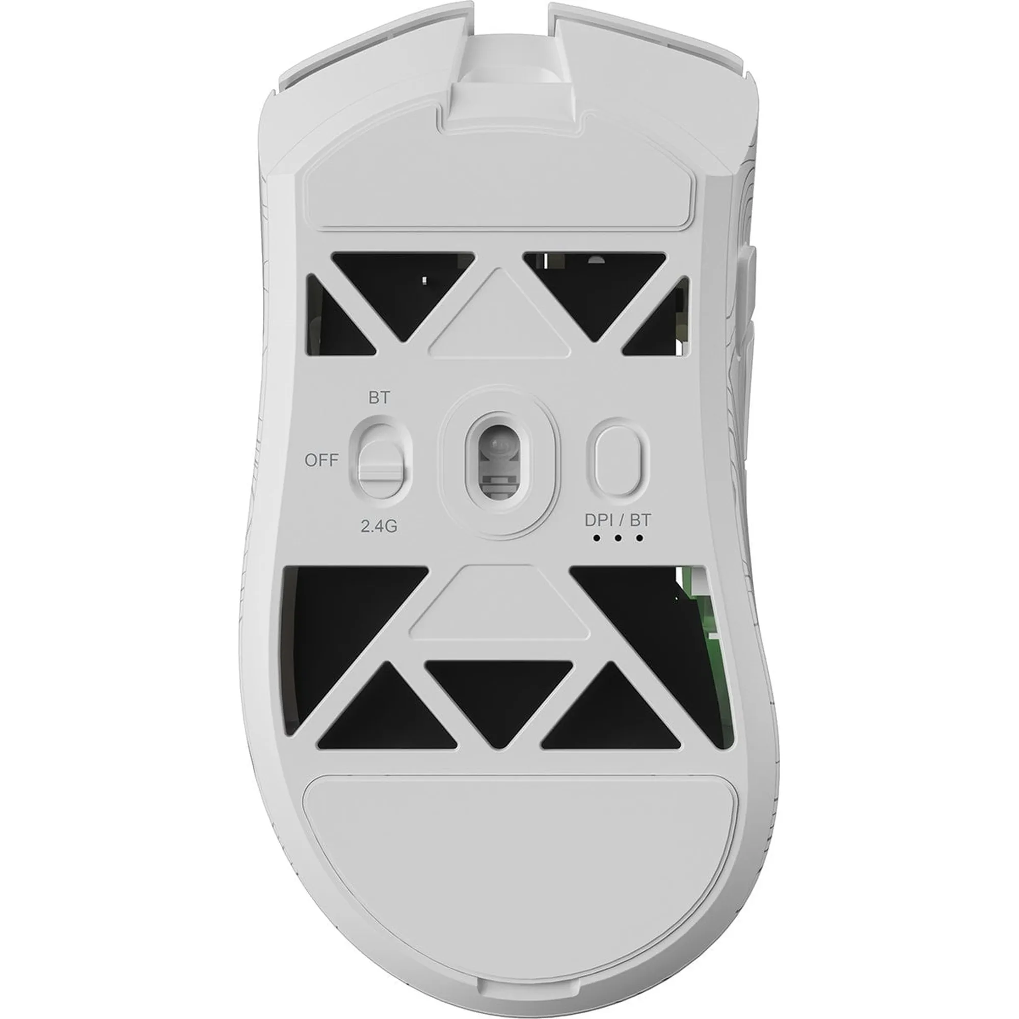 Купити Мишка GamePro Genesis Hollow Wireless/Bluetooth/USB White (GM870HW) - фото 5