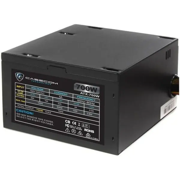 Купить Блок питания Casecom 700W 120mm 4хSATA Bulk (CM 700 ATX) - фото 2