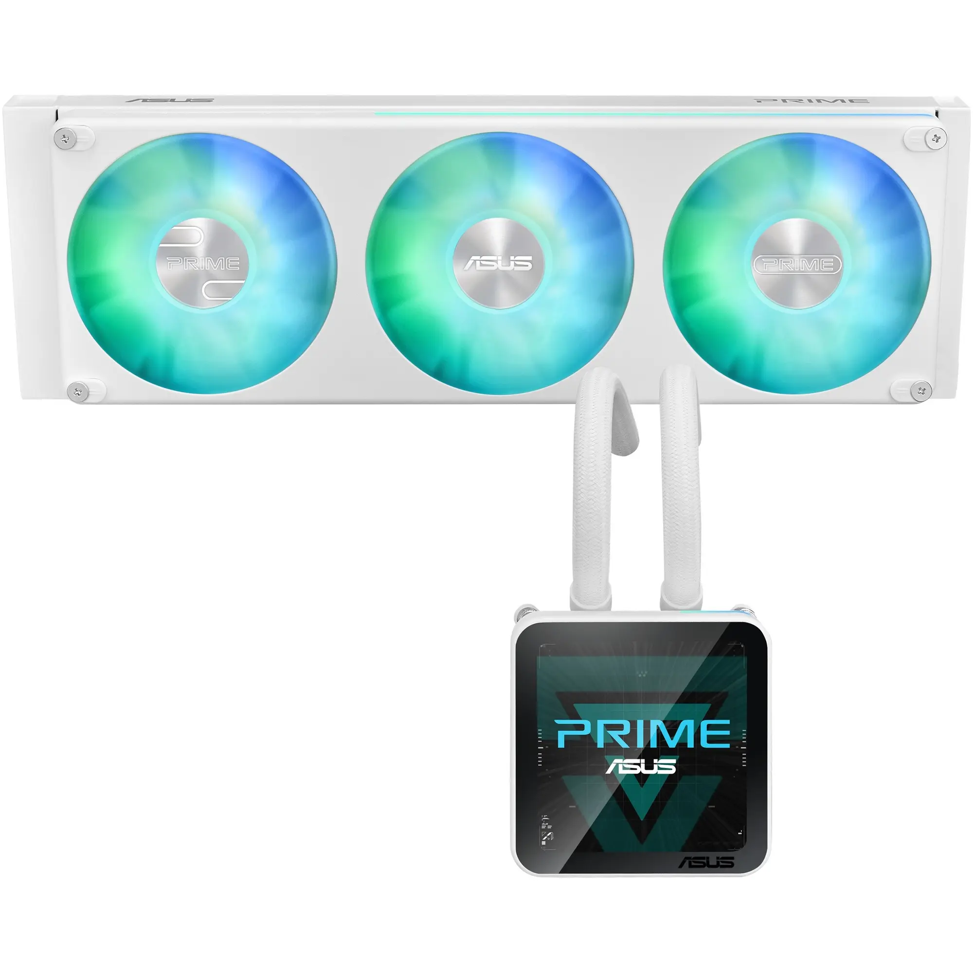 Купить Система водяного охлаждения ASUS Prime SLC II 360 ARGB LCD White (90RC01W2-B0EAY0) - фото 3