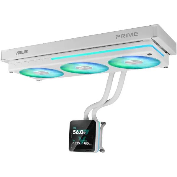 Купить Система водяного охлаждения ASUS Prime SLC II 360 ARGB LCD White (90RC01W2-B0EAY0) - фото 8