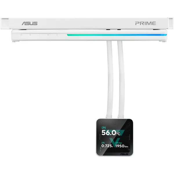 Купить Система водяного охлаждения ASUS Prime SLC II 360 ARGB LCD White (90RC01W2-B0EAY0) - фото 9