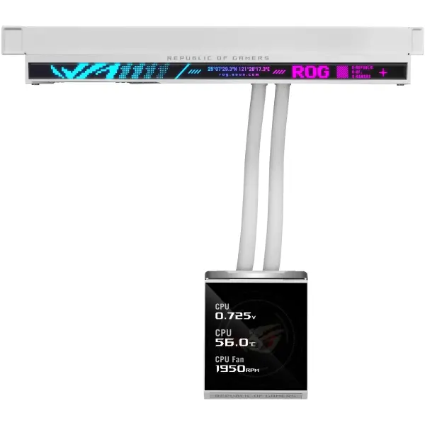 Купить Система водяного охлаждения ASUS ROG Strix SLC IV 360 ARGB LCD White  (90RC01S2-B0EAY0) - фото 4