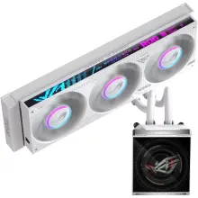 Купить Система водяного охлаждения ASUS ROG Strix SLC IV 360 ARGB LCD White  (90RC01S2-B0EAY0) - фото 5