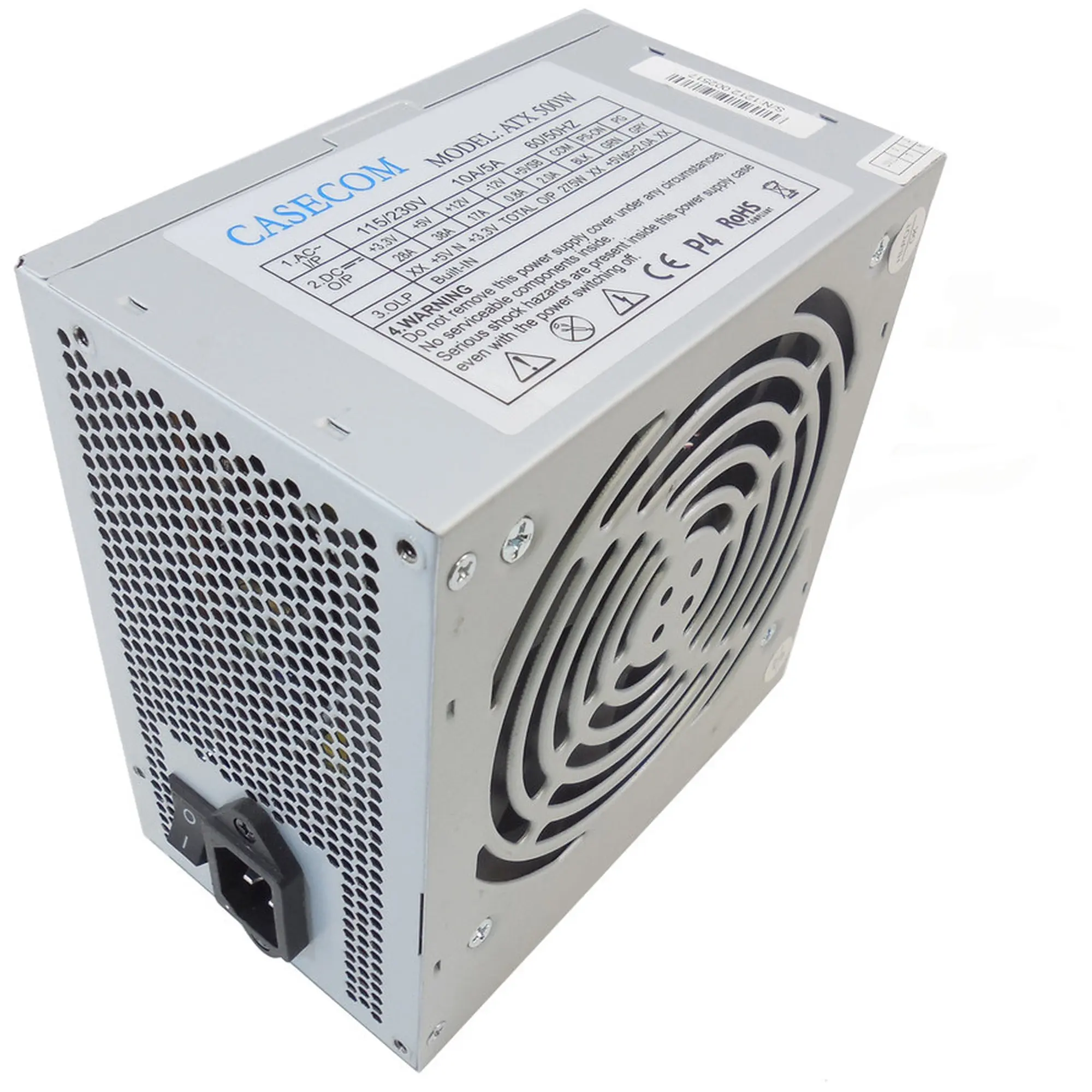 Купить Блок питания Casecom 500W 120mm 2хSATA Bulk (CM 500 ATX) - фото 2