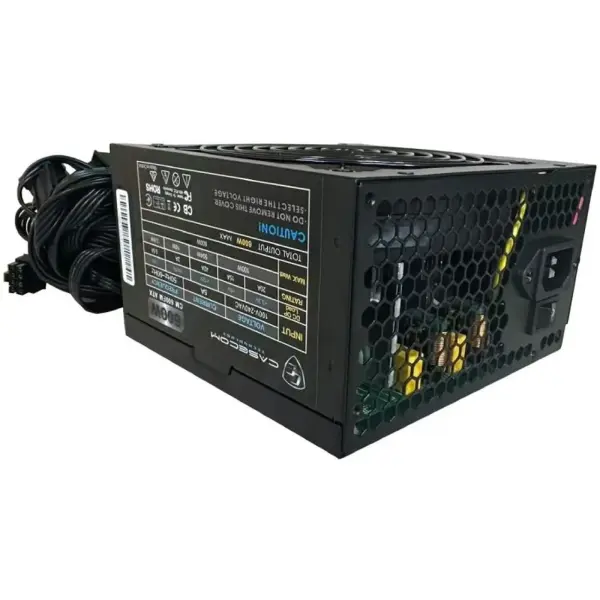 Купить Блок питания Casecom 600W  120mm Modular Box (CM 600FM ATX) - фото 2