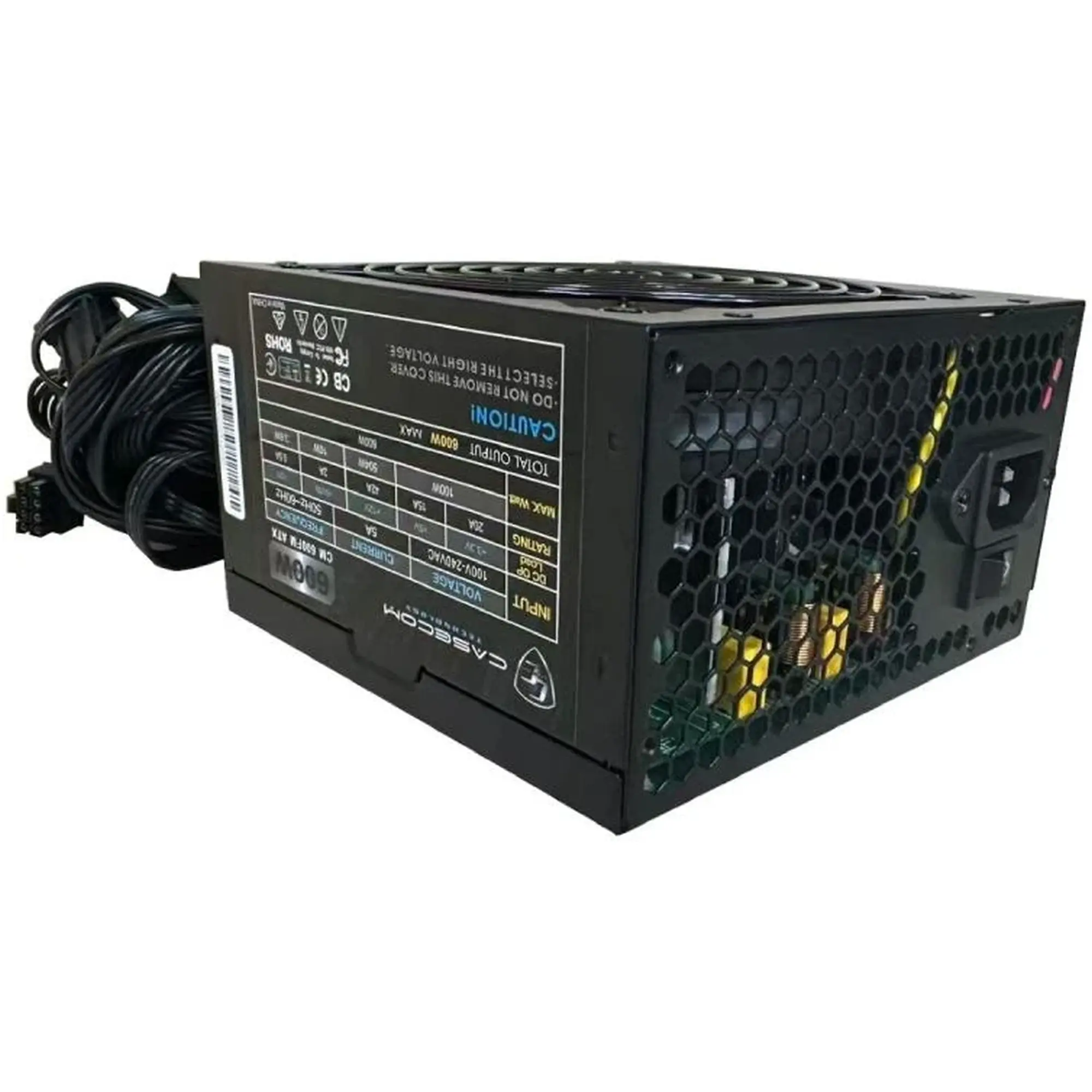 Купить Блок питания Casecom 600W  120mm Modular Box (CM 600FM ATX) - фото 2