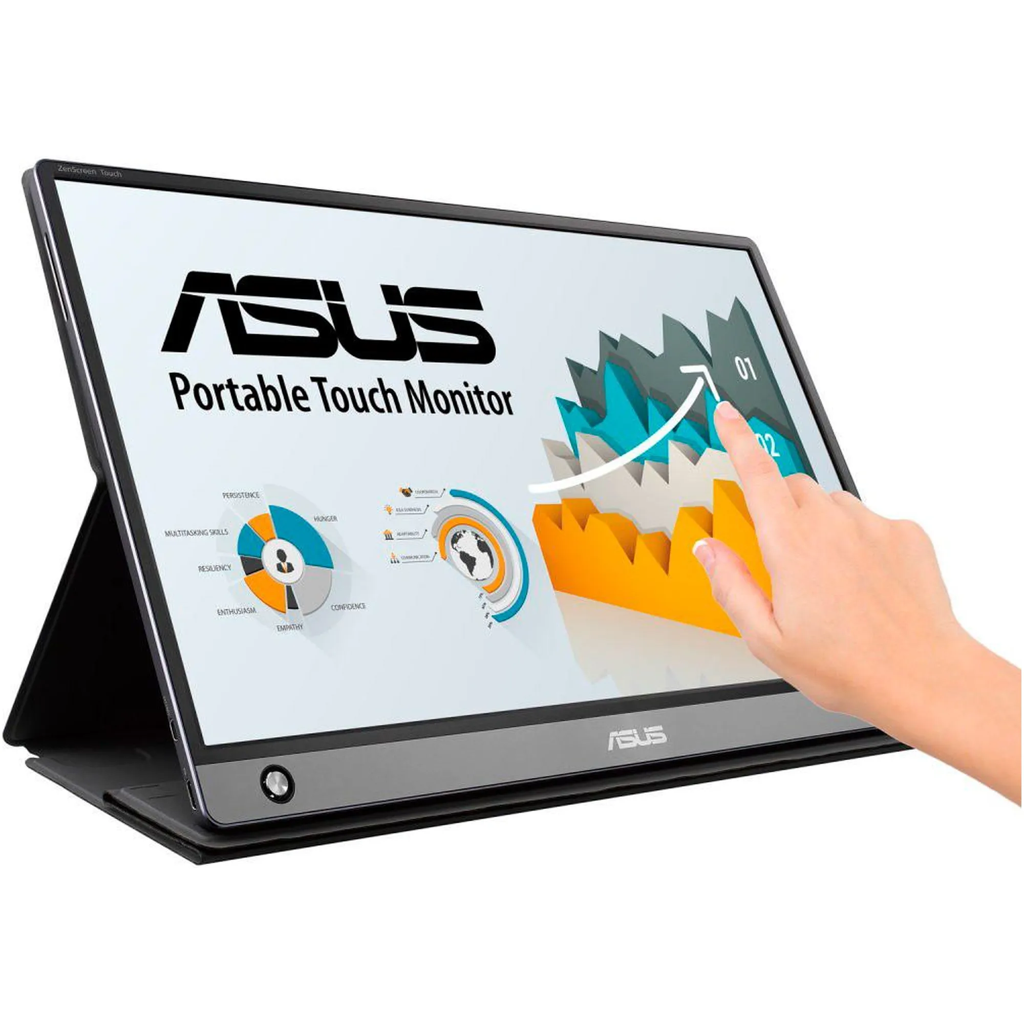 Купити Уцінка Монітор 15.6" Asus ZenScreen Touch MB16AMT (K5LMTF066007) - фото 2