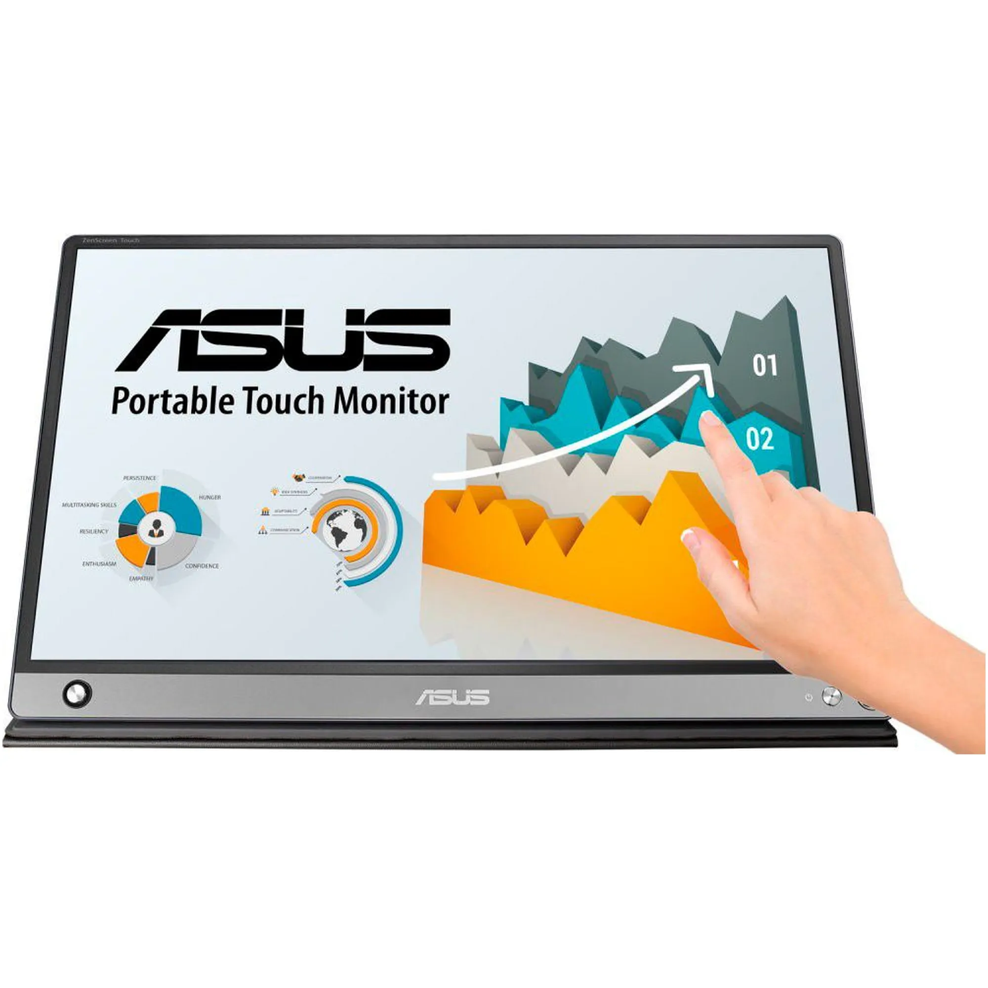 Купити Уцінка Монітор 15.6" Asus ZenScreen Touch MB16AMT (K5LMTF066007) - фото 4