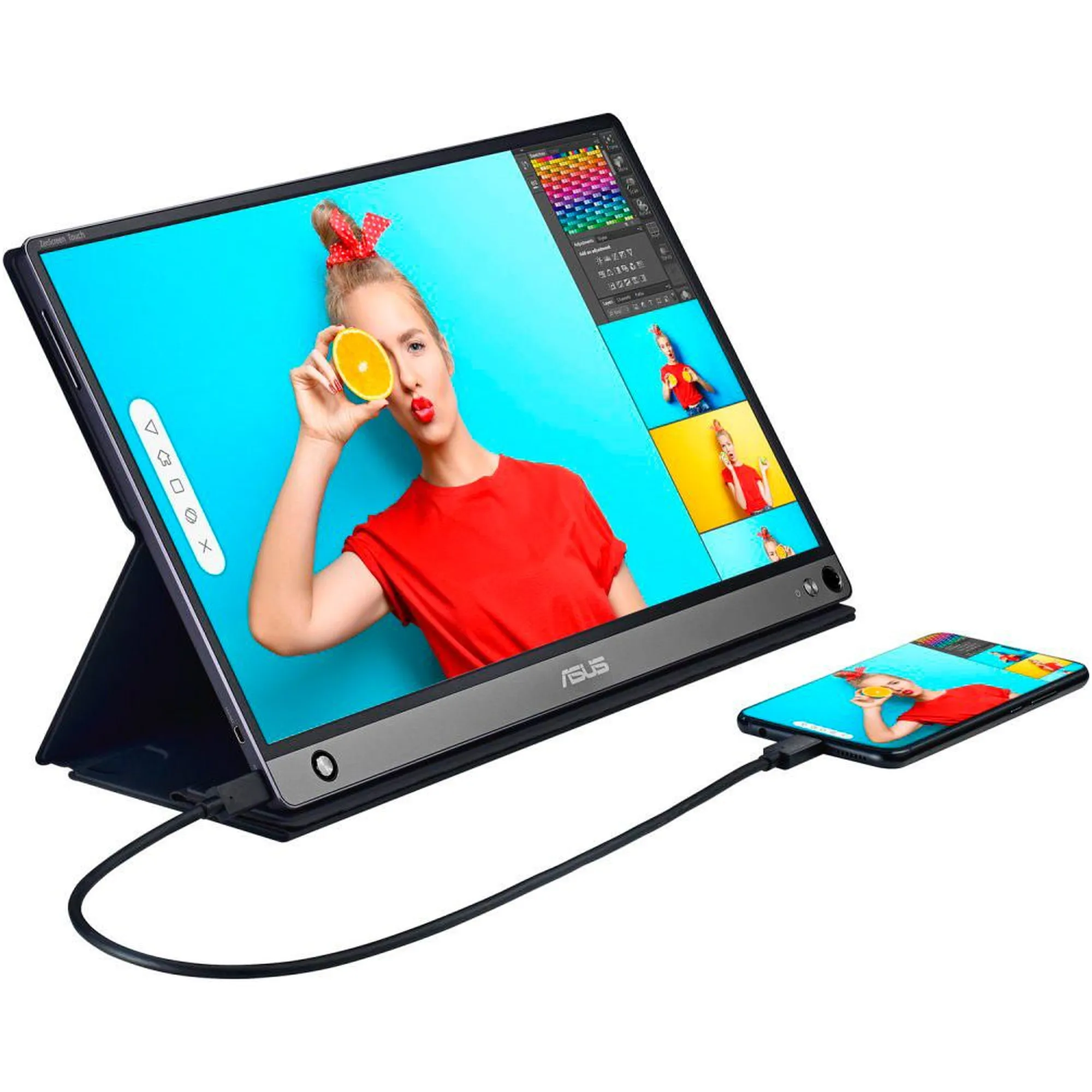Купити Уцінка Монітор 15.6" Asus ZenScreen Touch MB16AMT (K5LMTF066007) - фото 5