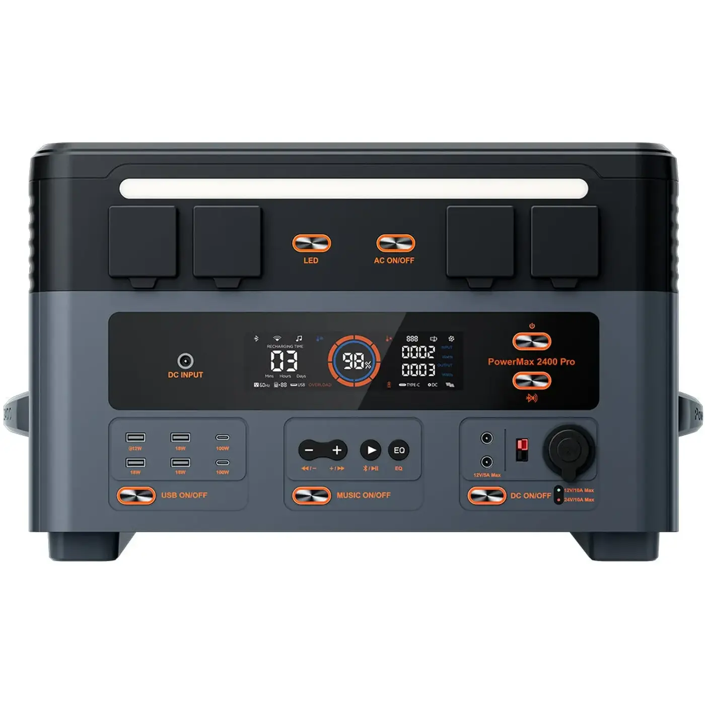 Купить Зарядная станция Oscal PowerMax 2400 PRO 2400W 2016Wh - фото 1