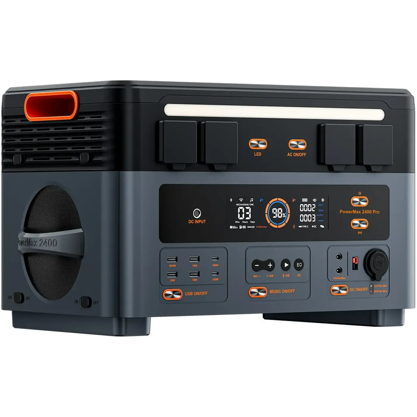 Купить Зарядная станция Oscal PowerMax 2400 PRO 2400W 2016Wh - фото 2